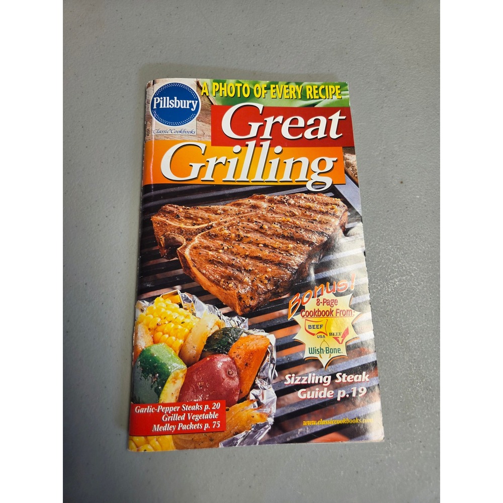 Pillsbury Classic Cookbooks Great Grilling May 2000 Vintage Recipes Magazine